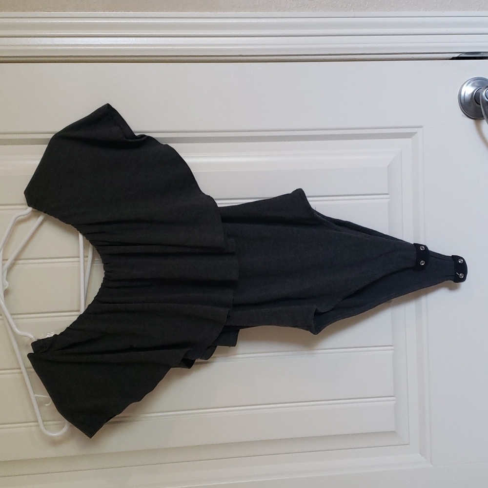 Medium grey hummingbird bodysuit